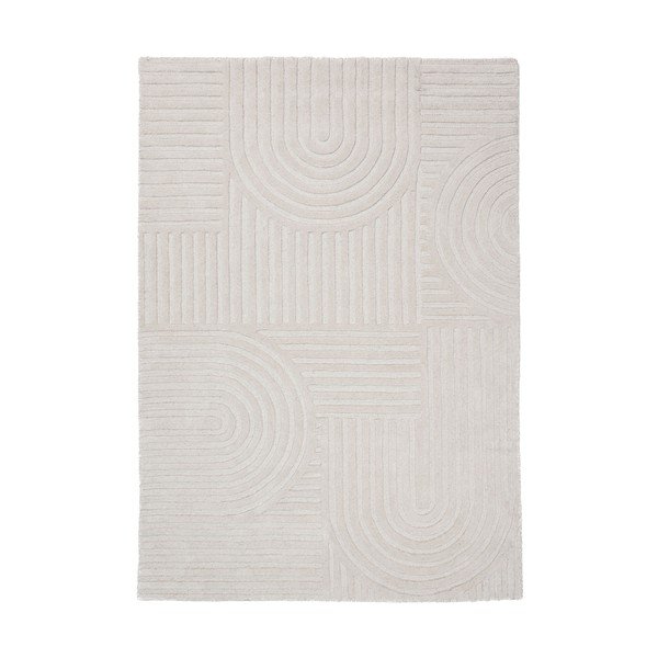 Slonovinový ručně tkaný vlněný koberec 200x290 cm Zen Garden – Flair Rugs