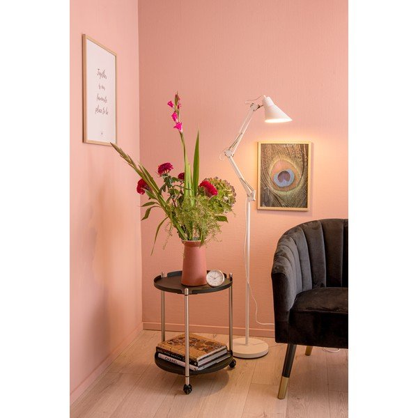 Bílá železná stojací lampa Leitmotiv Fit-image-1