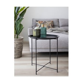Kovový kulatý odkládací stolek ø 47 cm Bastia – House Nordic