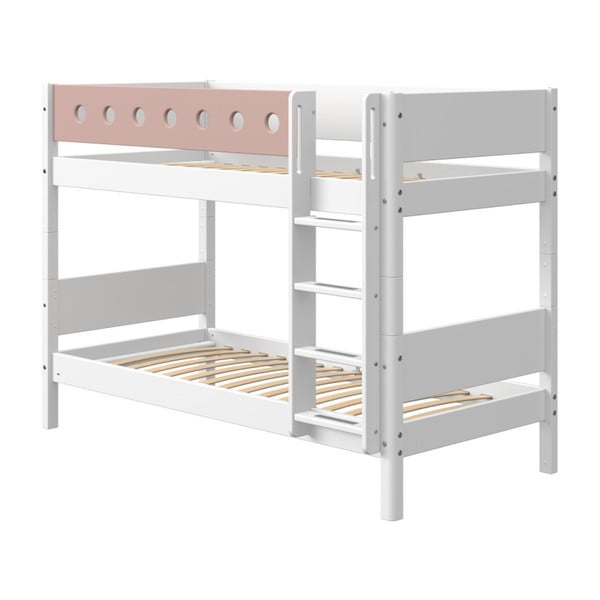 Růžovo-bílá dětská palanda Flexa White, výška 154 cm