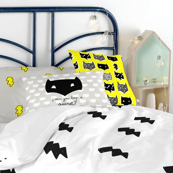 Set povlaku na přikrývku a polštář Baleno Thunder, 140 x 200 cm-image-1