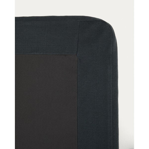 Antracitová čalouněná jednolůžková postel 90x200 cm Jaira – Kave Home-image-4