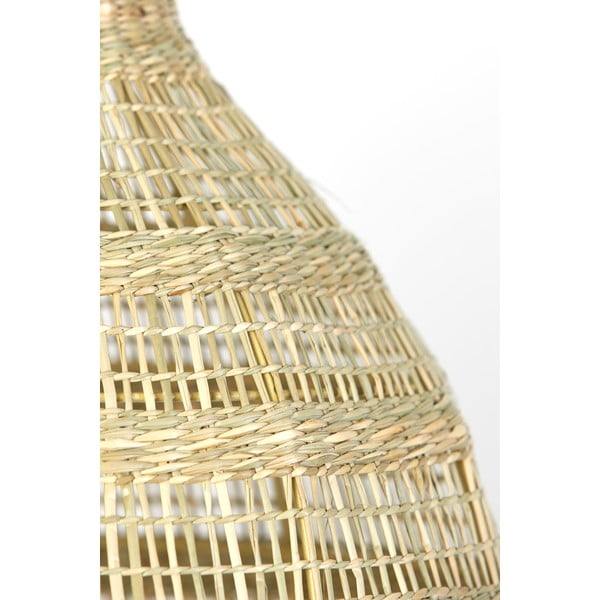 Závěsné svítidlo v přírodní barvě se stínidlem z mořské trávy ø 38 cm Sagar – Light & Living-image-4