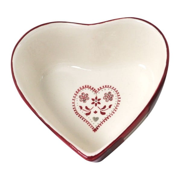 Hluboký talíř Antic Line Heart Shape
