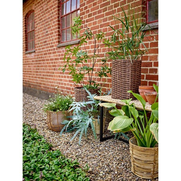 Ratanová zahradní lavice v přírodní barvě Adilly – Bloomingville-image-4