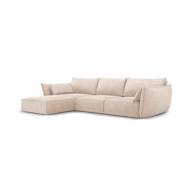 Béžová rohová pohovka (levý roh) Vanda – Mazzini Sofas-image-2