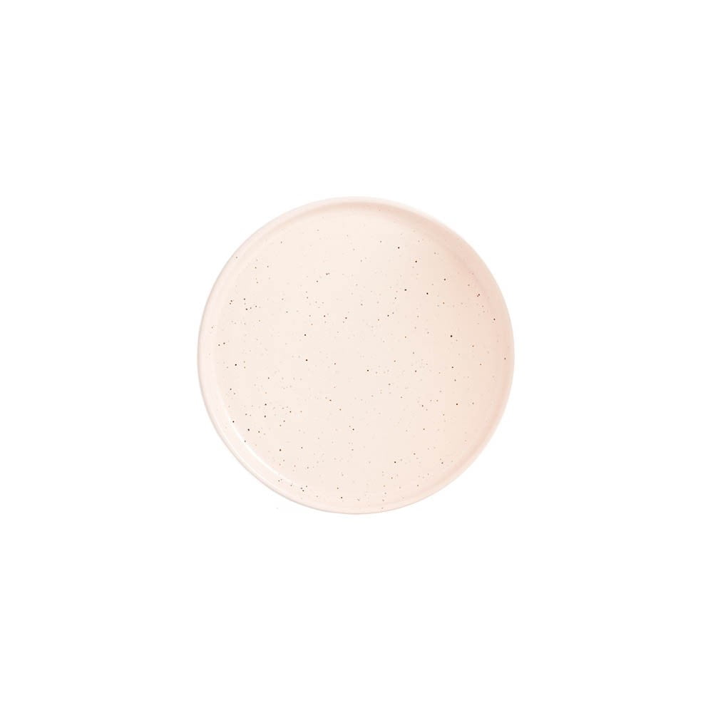 Světle růžový kameninový velký talíř ÅOOMI Dust, ø 27,5 cm