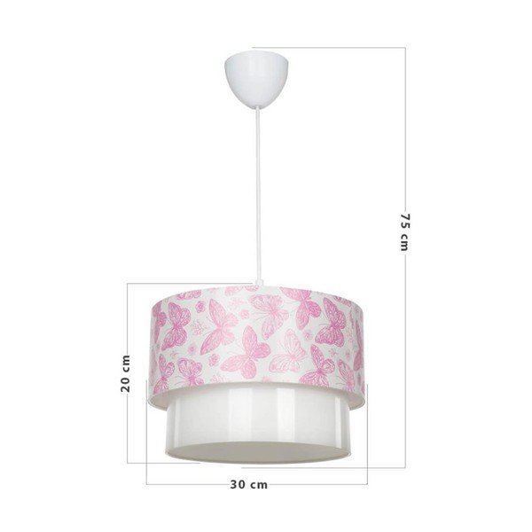 Bílo-růžové dětské svítidlo – Squid Lighting-image-3