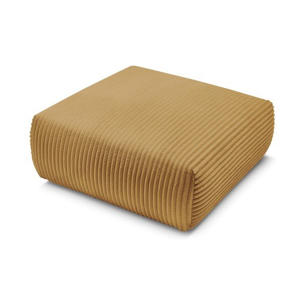 Manšestrová podnožka v hořčicové barvě Lucien – Bobochic Paris-image-4