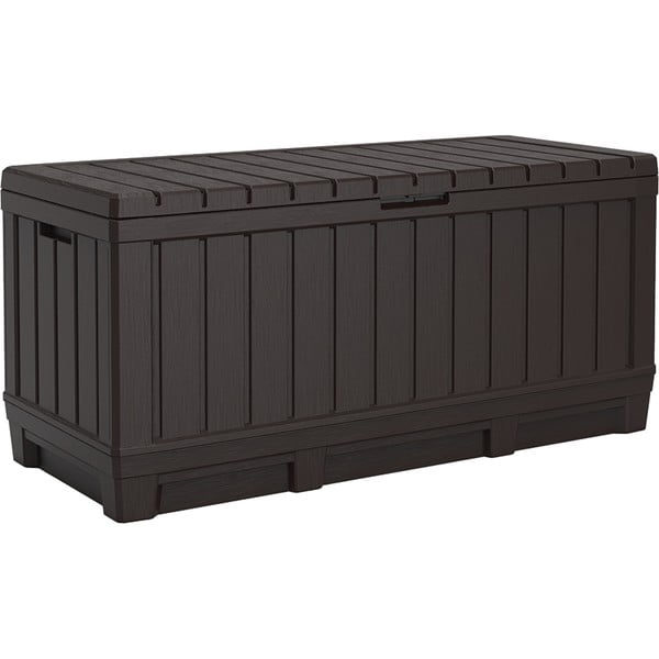 Hnědý plastový zahradní úložný box Kentwood – Keter