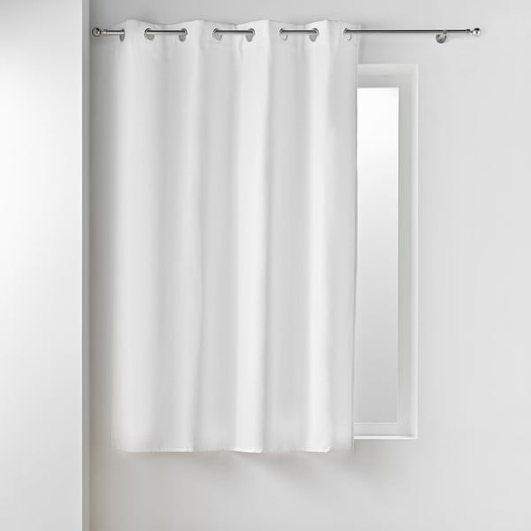 Bílý termo/odhlučňovací závěs z mikrovlákna 135x180 cm Micropolar – douceur d'intérieur