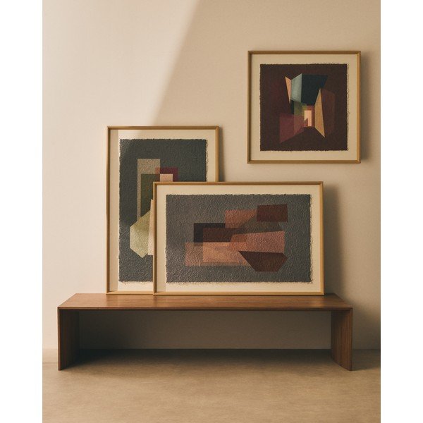 Tištěný obraz s rámem/na plátně 60x90 cm Veluni – Kave Home-image-1