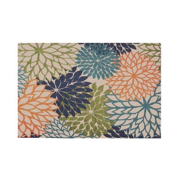 Pratelný koberec s příměsí bavlny 100x150 cm Geo Flowers – Conceptum Hypnose