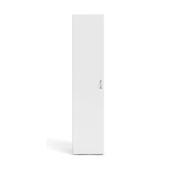 Bílá šatní skříň 39x175 cm Space – Tvilum