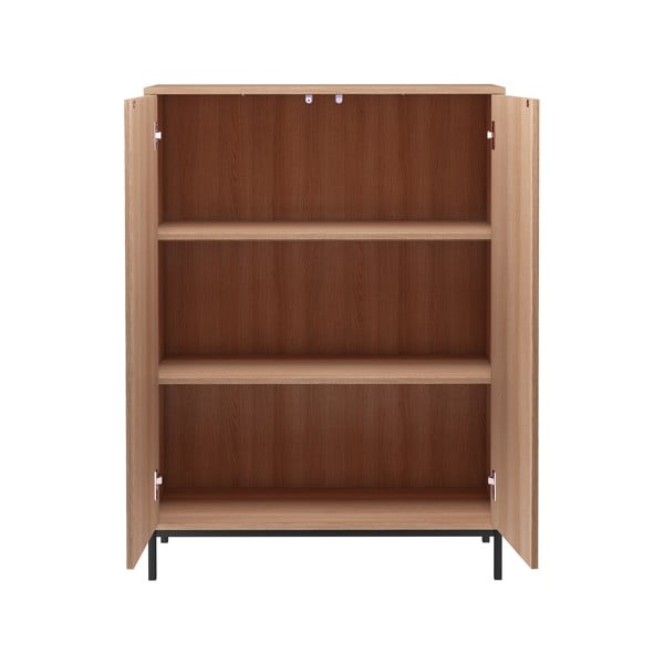 Skříňka v dekoru dubu v přírodní barvě 80x110 cm Celine - Støraa-image-2