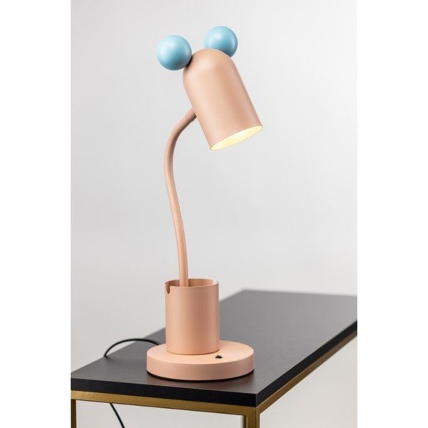 Světle modrá/růžová dětská lampička Mouse – GTV-image-1