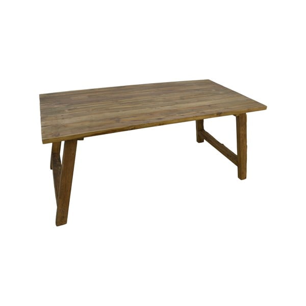 Jídelní stůl z neopracovaného teakového dřeva HSM collection Lawas, 100 x 220 cm