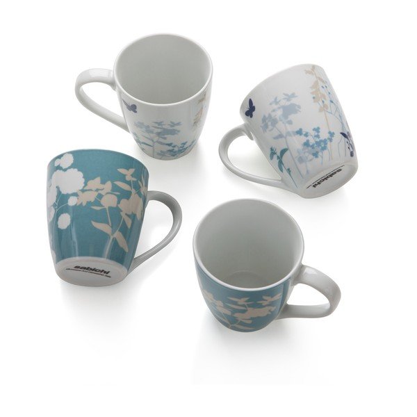 Sada 4 porcelánových hrnků Meadow, 330 ml-image-2