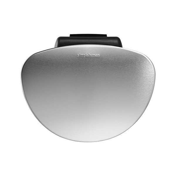 Nášlapný ocelový odpadkový koš ve stříbrné barvě 10 l – simplehuman-image-3