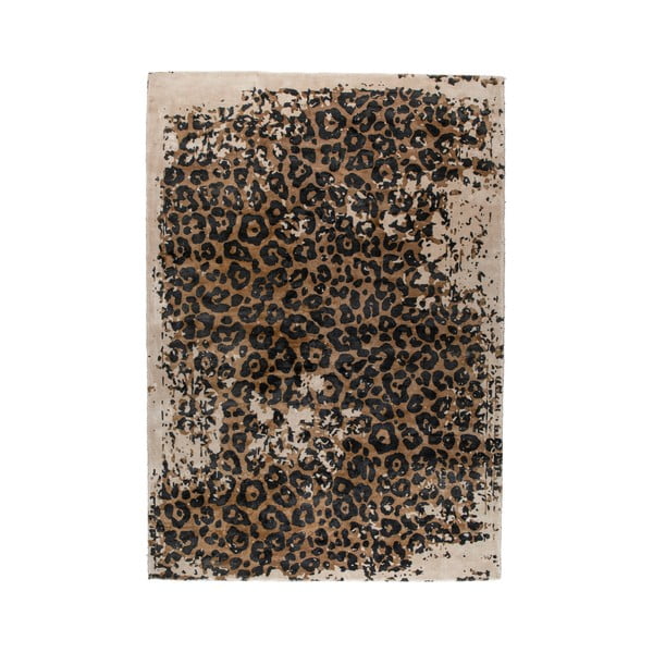 Béžovo-černý koberec Dutchbone Satwa, 170 x 240 cm