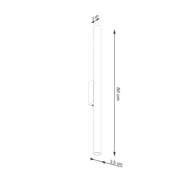 Nástěnné svítidlo v cihlové barvě Fideus – Sollux-image-3