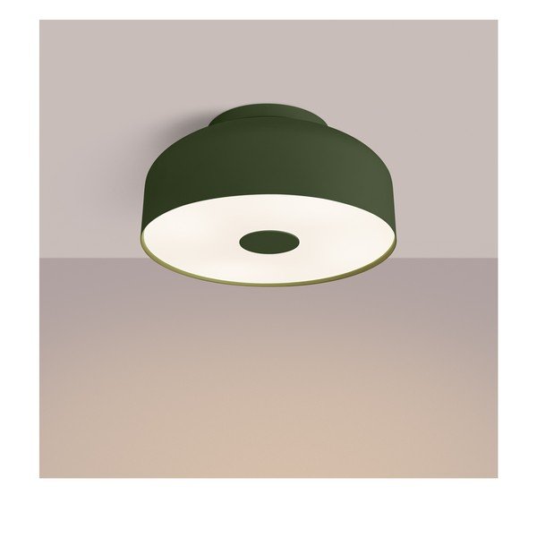 Zelené stropní svítidlo Blacko – Sollux-image-4