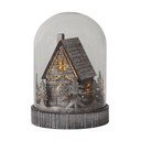 Hnědá světelná dekorace s vánočním motivem ø 12,5 cm Kupol – Star Trading