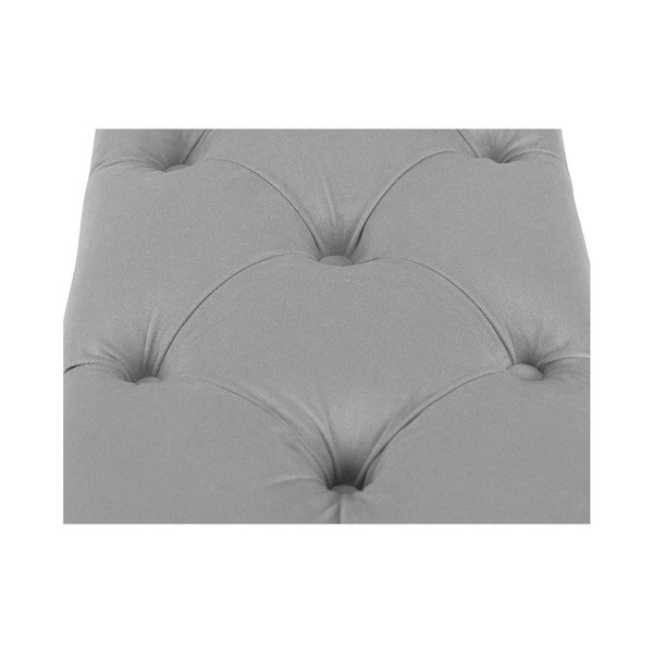 Šedý otoman k posteli s úložným prostorem Kooko Home Manna, 47 x 180 cm-image-3