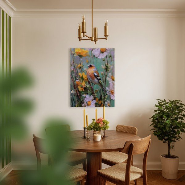 Tištěný obraz s rámem 60x80 cm Fringilla – Styler-image-2