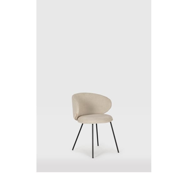 Béžová čalouněná jídelní křesla v sadě 2 ks Rush – Marckeric-image-1