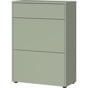 Šedozelená matná skříňka 70x99x34 cm Binetto – Germania