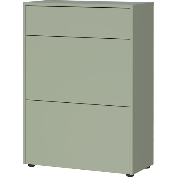 Šedozelená matná skříňka 70x99x34 cm Binetto – Germania