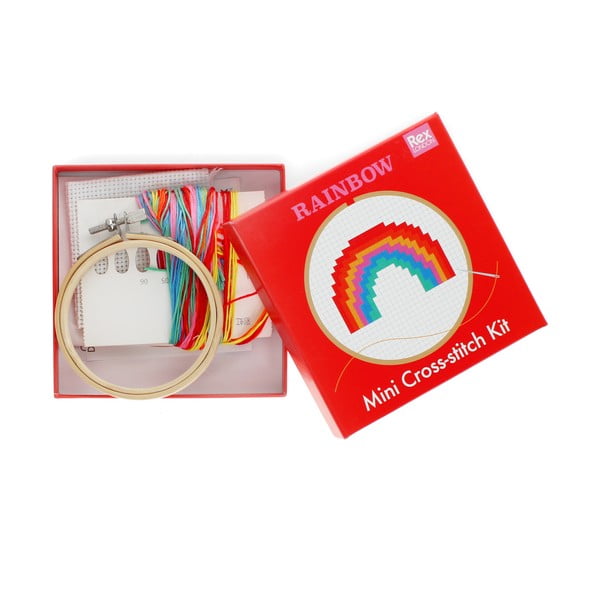 Kreativní sada Cross-stitch Kit Rainbow – Rex London-image-2