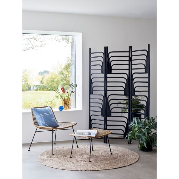 Oranžová skleněná váza Hübsch Deco, výška 18 cm-image-2