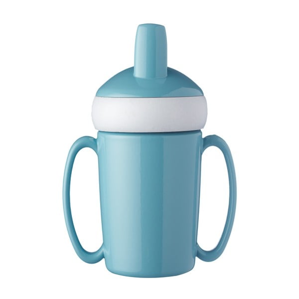 Světle modrá dětská lahev na vodu Mepal Trainer Mug, 200 ml