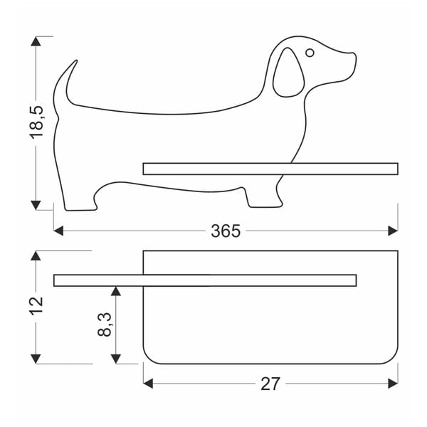 Černé dětské svítidlo Dog – Candellux Lighting-image-4