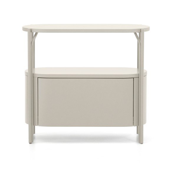 Bílá skříňka pod umyvadlo 90x81 cm Arely – Kave Home