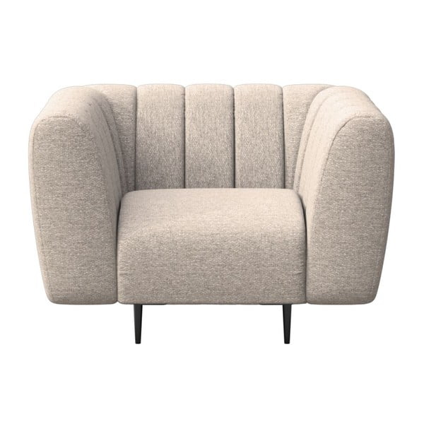 Béžové křeslo Shel – Ghado