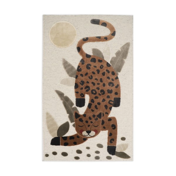 Hnědo-béžový dětský koberec 80x125 cm Little Jaguar – Nattiot