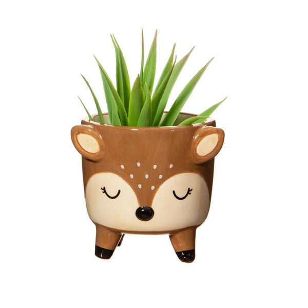 Kamenný obal na květináč Deer – Sass & Belle-image-1