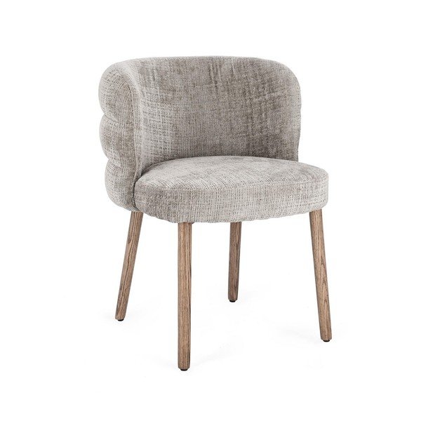 Šedá čalouněná jídelní židle Ilma – Bizzotto