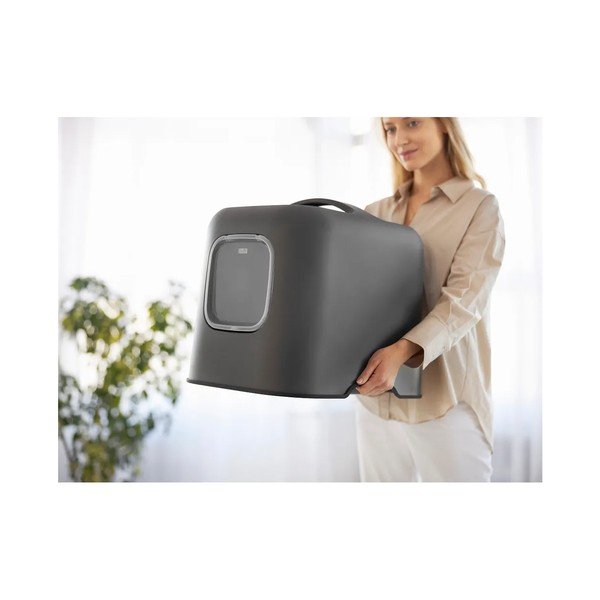 Antracitová sada kočičího záchodu a lopatky Biala – Rotho-image-4