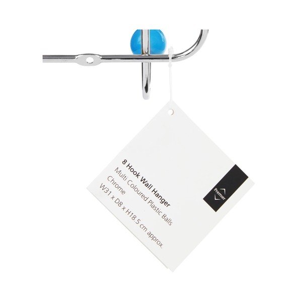 Nástěnný věšák s 8 háčky Premier Housewares Colorist-image-1