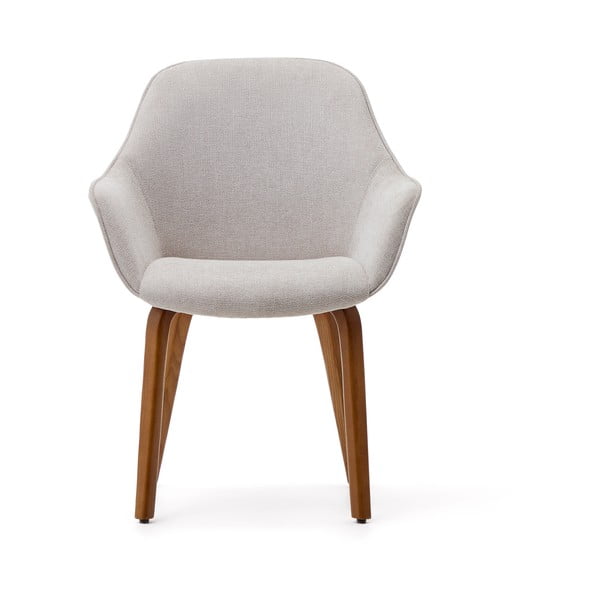 Béžové čalouněné jídelní křeslo Aleli – Kave Home-image-4