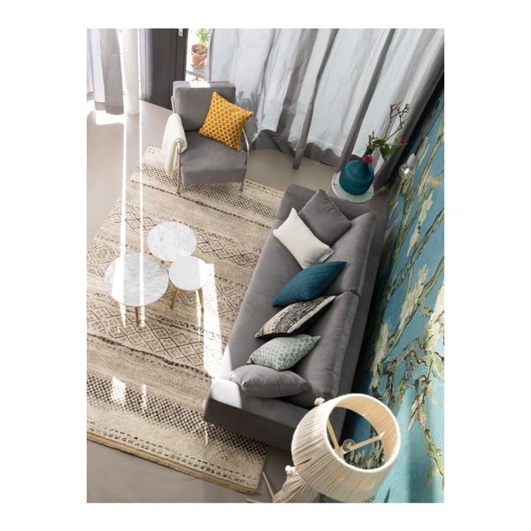 Žlutý polštář s výplní Zuiver Monty, 45 x 45 cm-image-4