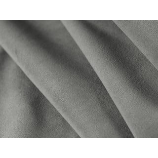 Šedá sametová rohová pohovka (variabilní) Rome Velvet - Cosmopolitan Design