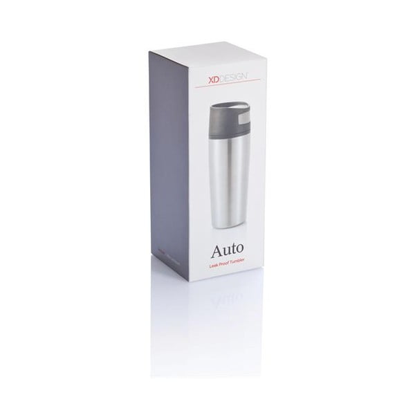 Stříbrný termohrnek do auta XD Design, 300 ml-image-4