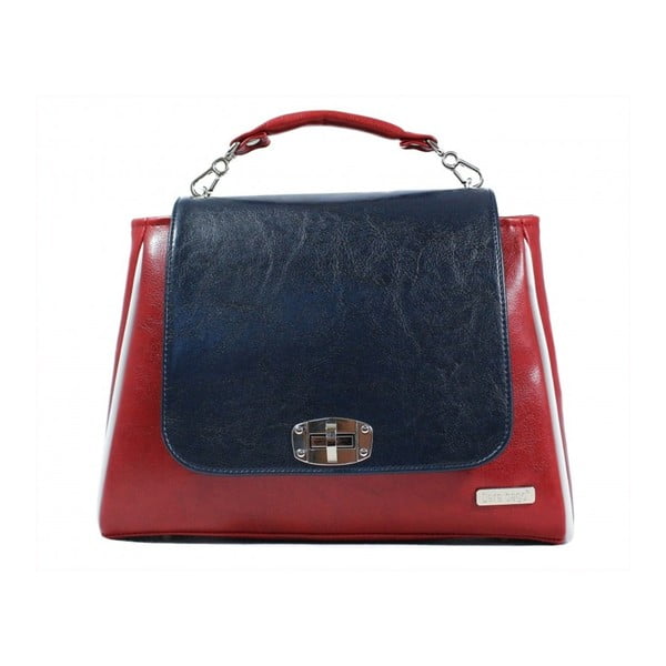 Červeno-modrá kabelka Dara bags Elizabeth No.14