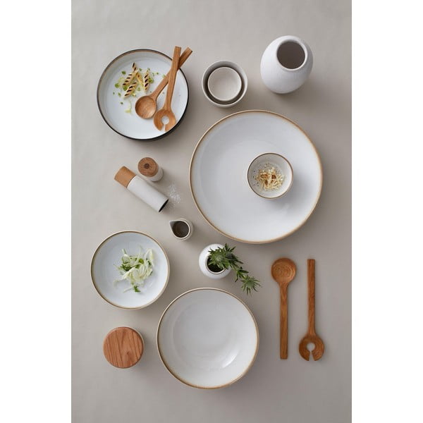 Bílá keramická sada mlýnků na pepř a sůl 2 ks Gastro Cream – Bitz-image-1