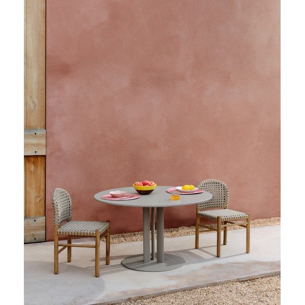 Kulatý zahradní jídelní stůl ø 120 cm Sedalis – Kave Home-image-1